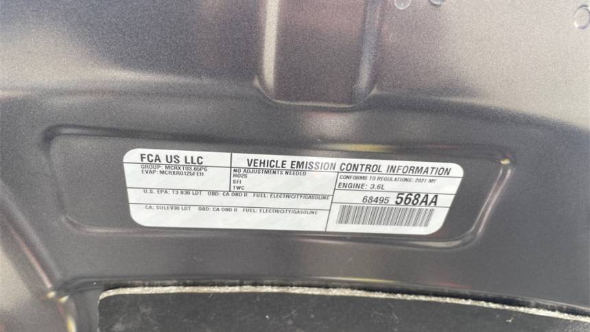 2021 Chrysler Pacifica 2C4RC1S78MR514253