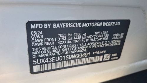 2025 BMW X5 5UX43EU01S9W99491