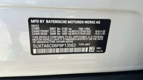 2023 BMW X5 5UXTA6C06P9P13563
