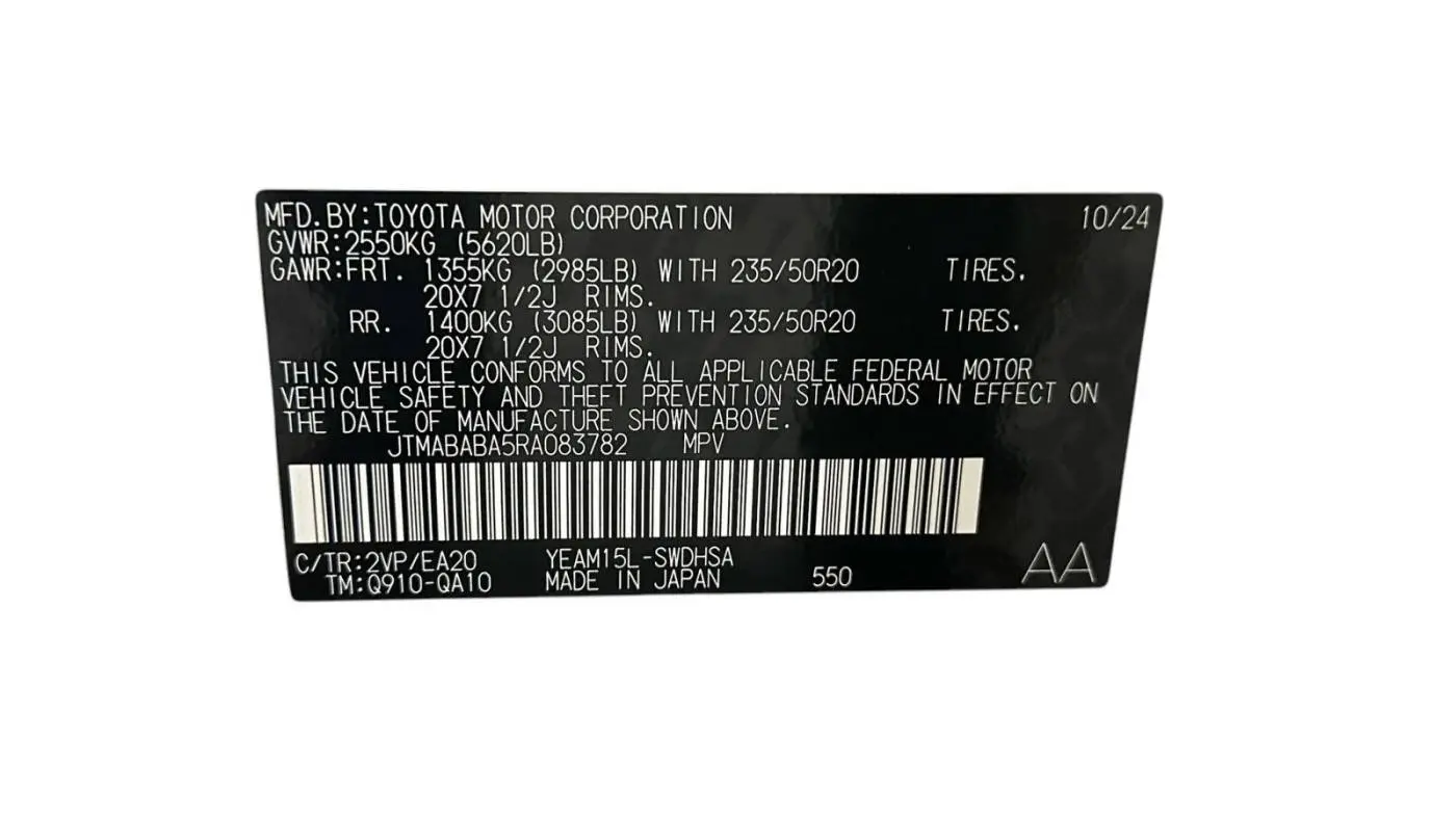 2024 Subaru Solterra JTMABABA5RA083782