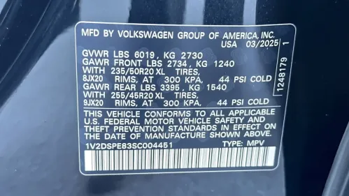 2025 Volkswagen ID.4 1V2DSPE83SC004451