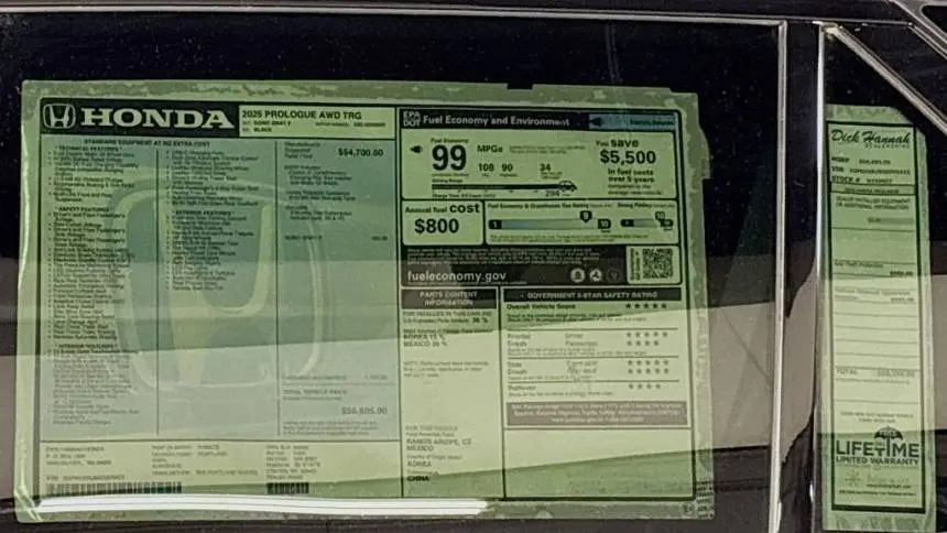 2025 Honda Prologue 3GPKHXRJ9SS505423